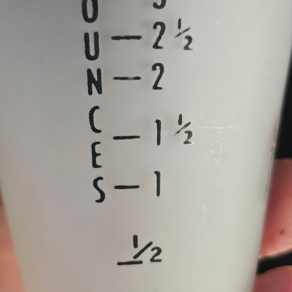 Vintage.1950s Frosted Fad Studios Set of 3 Shot Measuring Glasses Can Can Girls - Picture 6 of 9